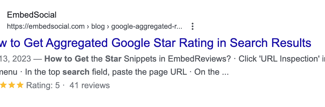 Google star ratings: The Consumer-Powered Grading System